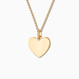 Charm Coração S em Ouro Amarelo 18 Kt
