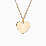 Charm Coração S em Ouro Amarelo 18 Kt