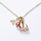Charm Colgante Letra en Oro Amarillo de 18 Kt