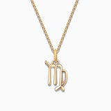Pingente de Zodíaco Virgem Charm S em Ouro Amarelo 18 K