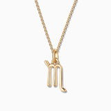 Charm Colgante Zodíaco Escorpio S en Oro Amarillo de 18 Kt