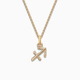 Charm Pingente Zodíaco Sagitário S em Ouro Amarelo 18 K