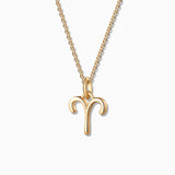 Pingente de Zodíaco Áries S em Ouro Amarelo 18 K
