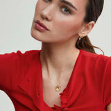 Charm Colgante Colibrí M de Rubí en Oro Amarillo de 18 Kt