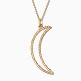 Charm Colgante Luna L en Oro Amarilo de 18 Kt