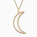 Charm Colgante Luna L en Oro Amarilo de 18 Kt