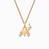 Charm Colgante Elefante S de Diamante en Oro Amarillo de 18 Kt