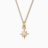 Charm Colgante Estrella S de Diamante en Oro Amarillo de 18 Kt