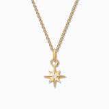 Charm Colgante Estrella S de Diamante en Oro Amarillo de 18 Kt