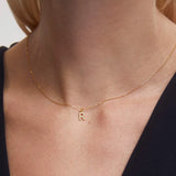 Charm Colgante Letra de Diamantes en Oro Amarillo de 18 Kt