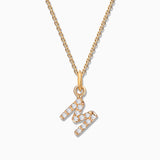 Charm Colgante Letra de Diamantes en Oro Amarillo de 18 Kt