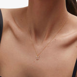 Charm Colgante Zodíaco Tauro S de Diamantes en Oro Amarillo de 18 Kt