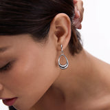 Pendientes Vault en Plata de Ley