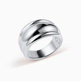 Sortija Bold Move en Plata de Ley