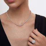 Gargantilha Alessia Diamond em ouro branco 18K