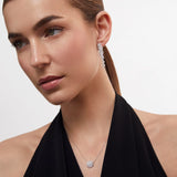 Gargantilla Blossom de Diamantes en Oro Blanco de 18 Kt