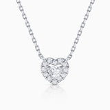 Gargantilha Ariadne Heart Diamond em ouro branco 18K
