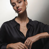 Gargantilla Ember de Diamantes en Oro Amarillo de 18 Kt