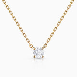 Gargantilla Eve de Diamante 0,10 Cts. en Oro Amarillo de 18 Kt