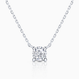 Gargantilla Eve de Diamante 0,10 Cts. en Oro Blanco de 18 Kt