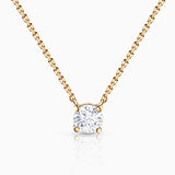 Gargantilla Eve de Diamante 0,20 Cts. en Oro Amarillo de 18 Kt