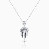 Gargantilla Greta de Diamantes en Oro Blanco de 18 Kt