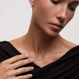 Jolie 0.25 ct Diamond Necklace in 18k White Gold