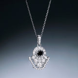 Gargantilla Marlene de Diamantes en Oro Blanco de 18 kt