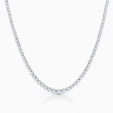 Gargantilha River Diamond em ouro branco 18K