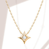 Gargantilla Rosa de los Vientos Hadar en Oro Amarillo de 18 Kt