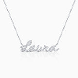 Gargantilla Signature de Diamantes en Oro Blanco de 18 Kt