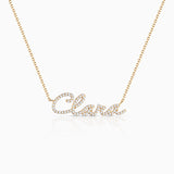 Gargantilla Signature de Diamantes en Oro Amarillo de 18 Kt