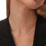 Gargantilla Signature en Oro Blanco de 18 Kt