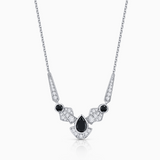 Gargantilla Tamara de Diamantes en Oro Blanco de 18 kt