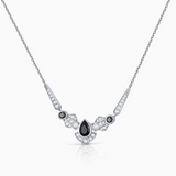 Gargantilla Tamara de Diamantes en Oro Blanco de 18 kt