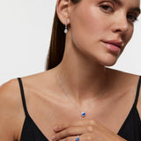 Pendientes Alison de Diamantes en Oro Blanco de 18 Kt