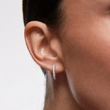 Pendientes Allegra de Diamantes en Oro Blanco de 18 Kt