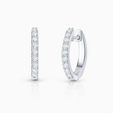 Pendientes Allegra de Diamantes en Oro Blanco de 18 Kt