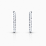 Pendientes Allegra de Diamantes en Oro Blanco de 18 Kt