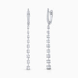 Blanche Diamond Earrings in 18k White Gold