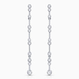 Pendientes Elysia de Diamantes en Oro Blanco de 18 Kt