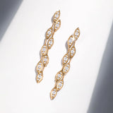 Pendientes Ember de Diamantes en Oro Amarillo de 18 Kt