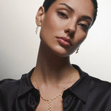 Pendientes Ember de Diamantes en Oro Amarillo de 18 Kt