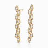 Pendientes Ember de Diamantes en Oro Amarillo de 18 Kt