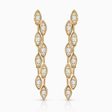 Pendientes Ember de Diamantes en Oro Amarillo de 18 Kt
