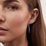 Ida Diamond Earrings in 18k White Gold