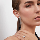 Pendientes Margaret de Diamantes en Oro Blanco de 18 Kt