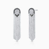 Margaret Diamond Earrings in 18k White Gold