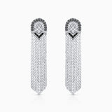 Margaret Diamond Earrings in 18k White Gold