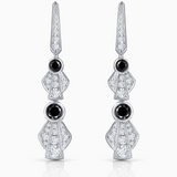 Pendientes Marlene de Diamantes en Oro Blanco de 18 kt